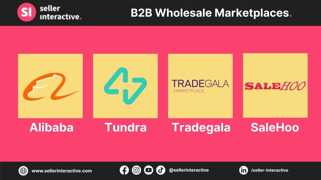 b2b wholesale marketplaces - alibaba, tundra, tradegala, salehoo