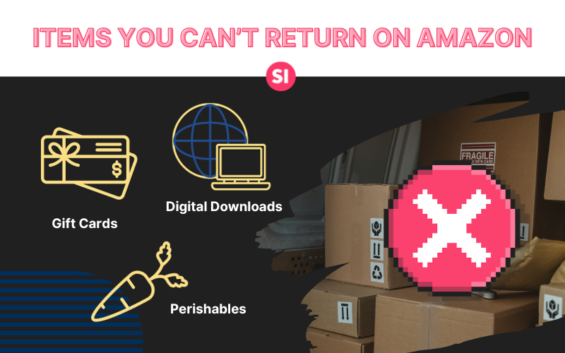 Items you can’t return on Amazon - Gift cards, Digital downloads, and perishables